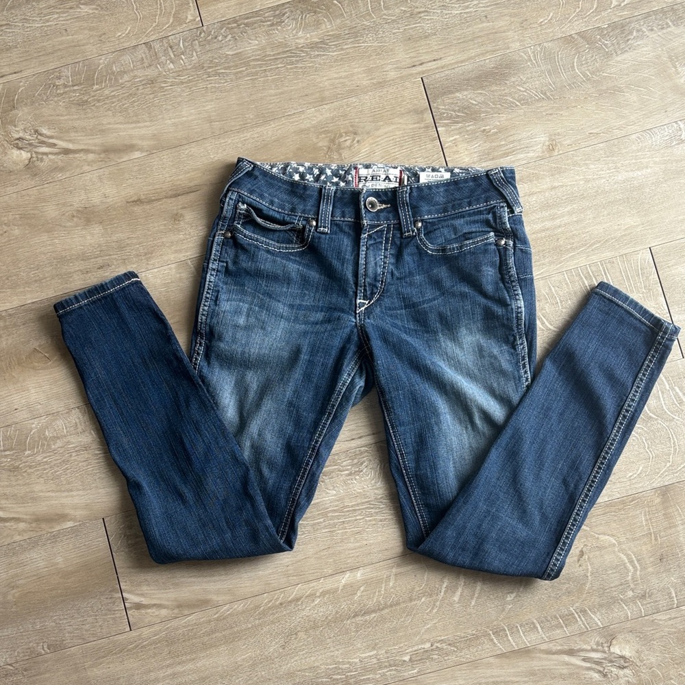 Ariat R.E.A.L Denim Skinny Jeans Size 30R x 29